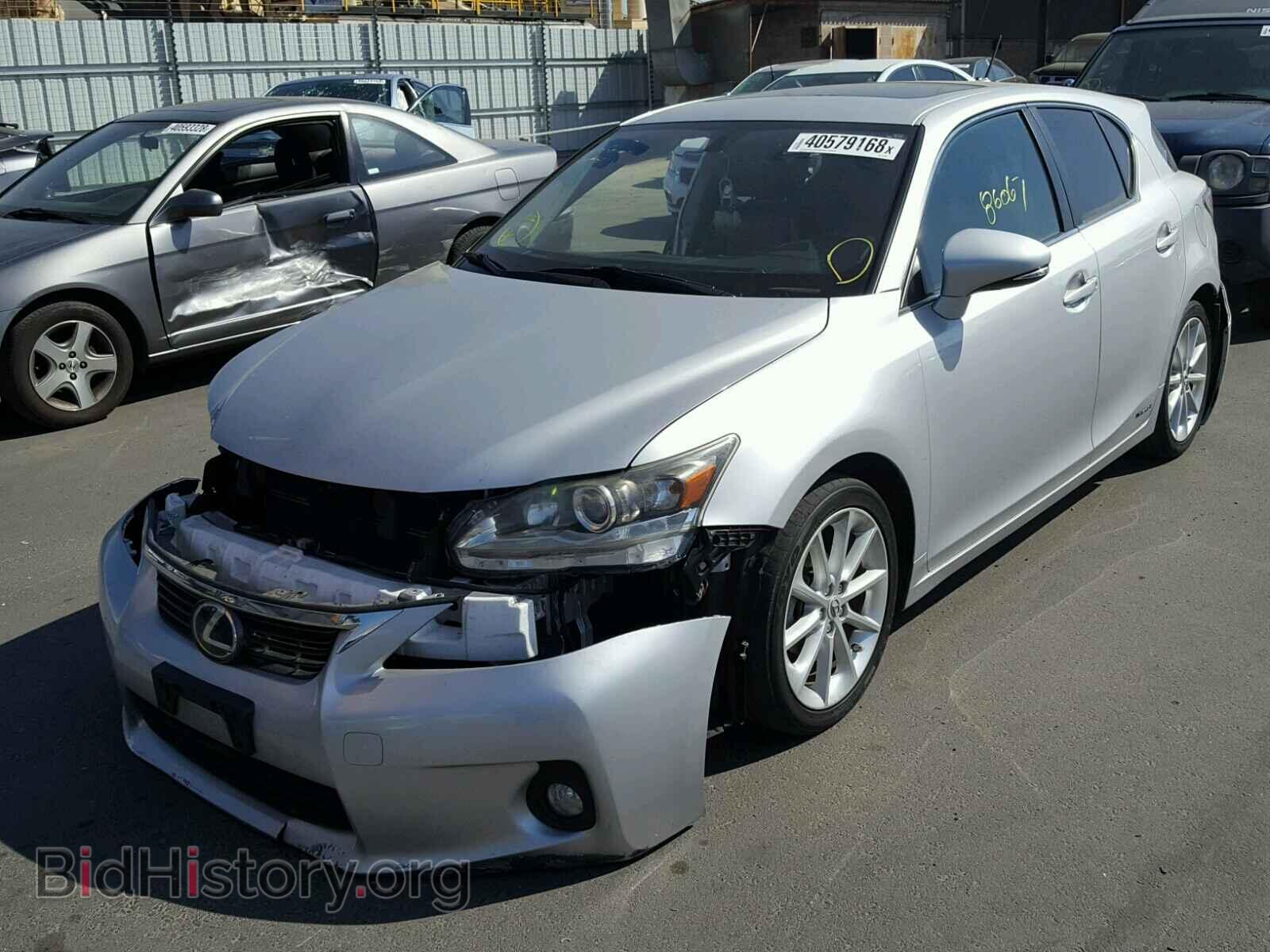 2011 LEXUS CT 200 - VIN: JTHKD5BHXB2011400 - Фото 2