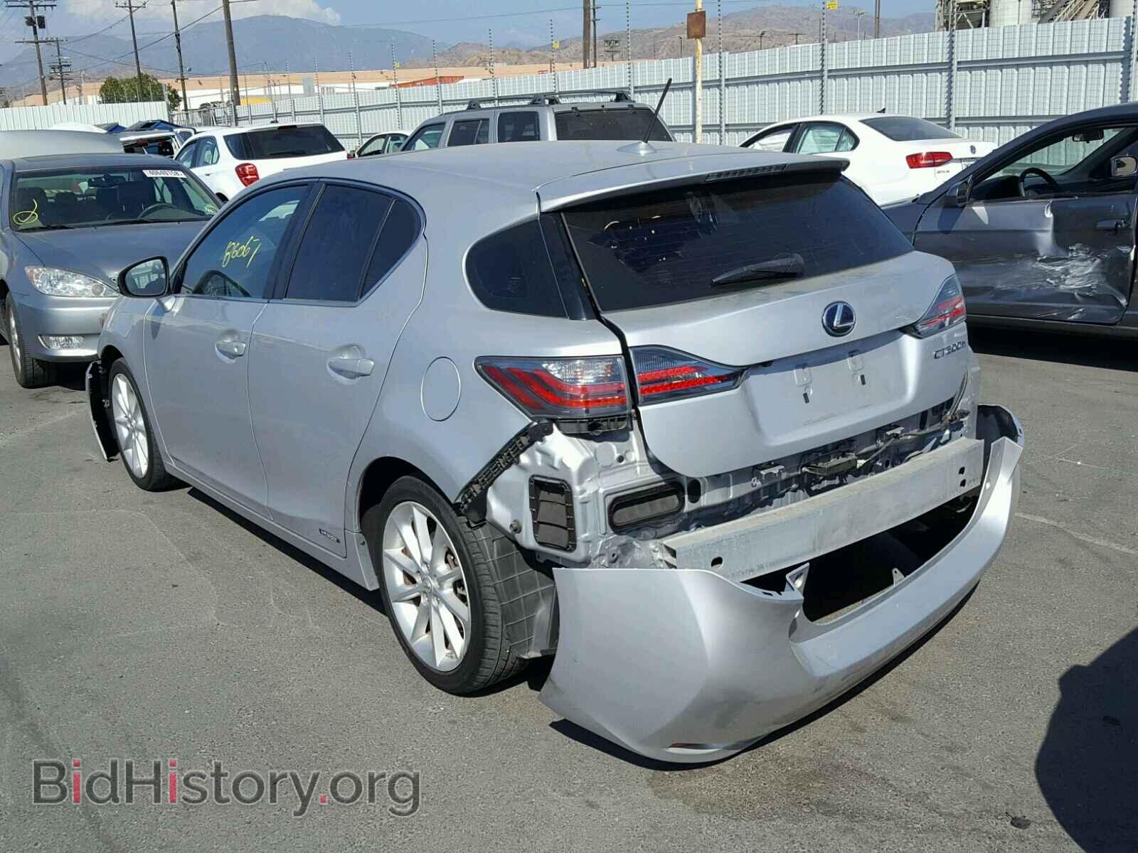2011 LEXUS CT 200 - VIN: JTHKD5BHXB2011400 - Фото 3
