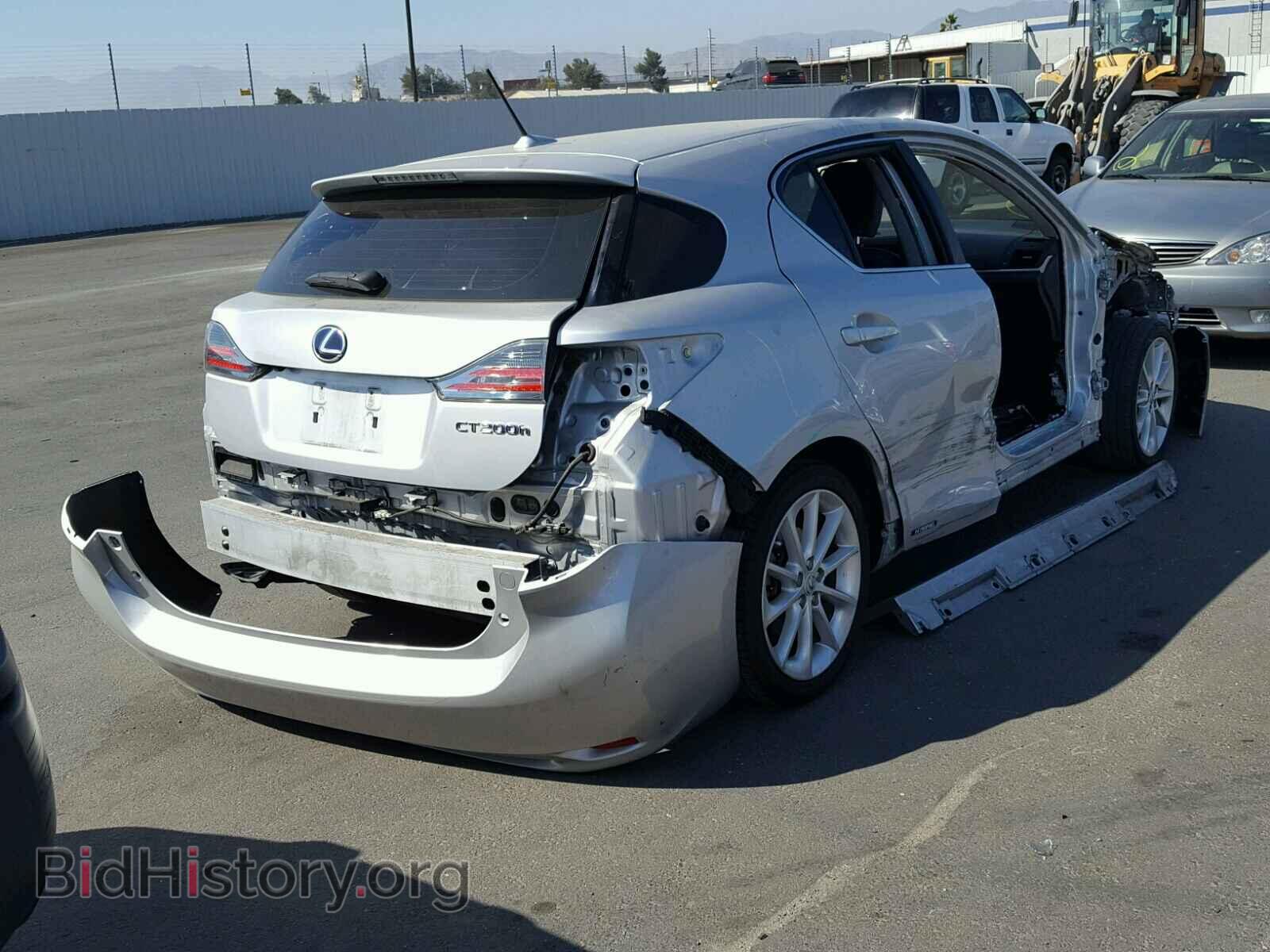 2011 LEXUS CT 200 - VIN: JTHKD5BHXB2011400 - Фото 4