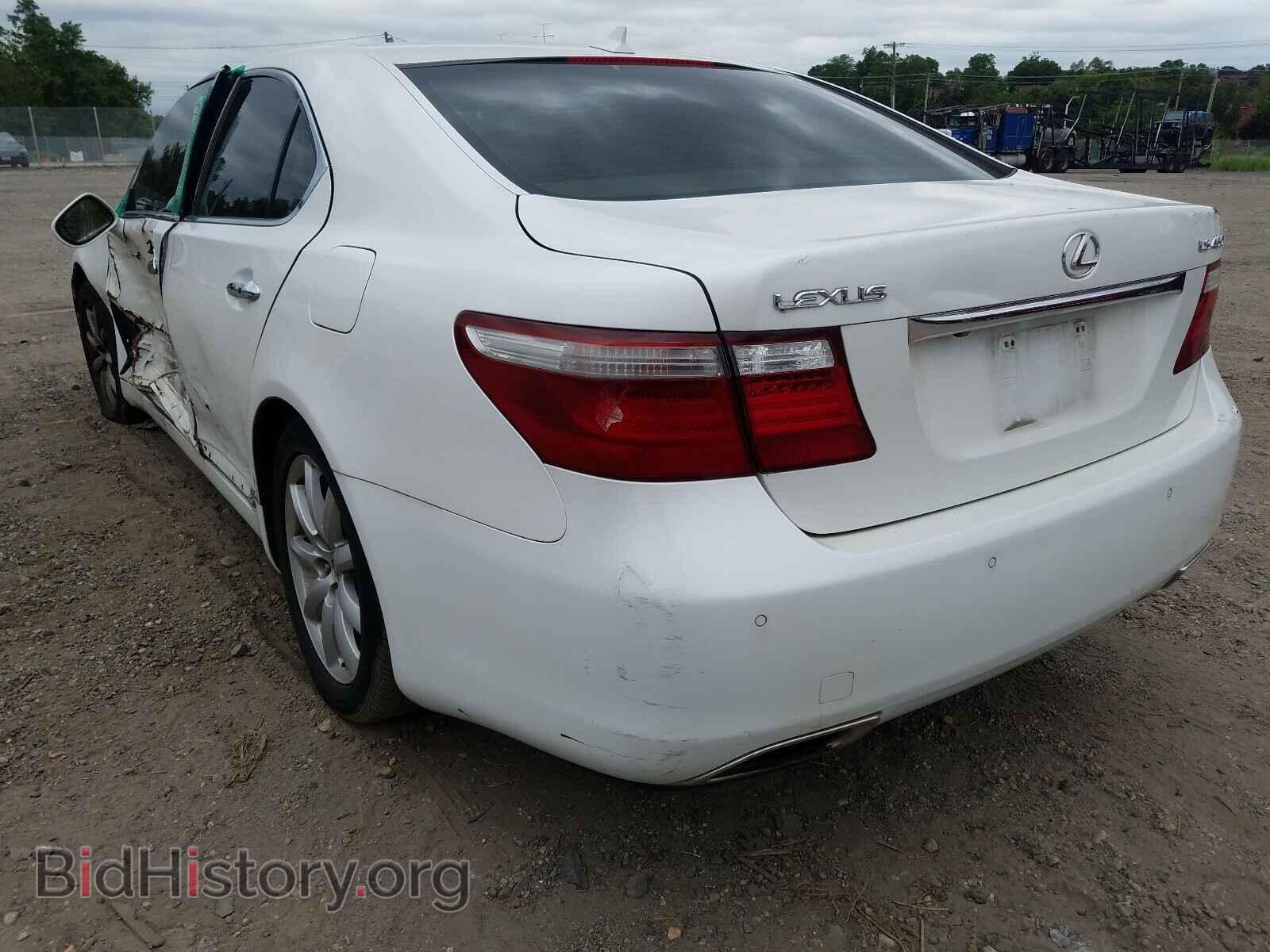 2008 LEXUS LS460 - VIN: JTHBL46F385070365 - Фото 3
