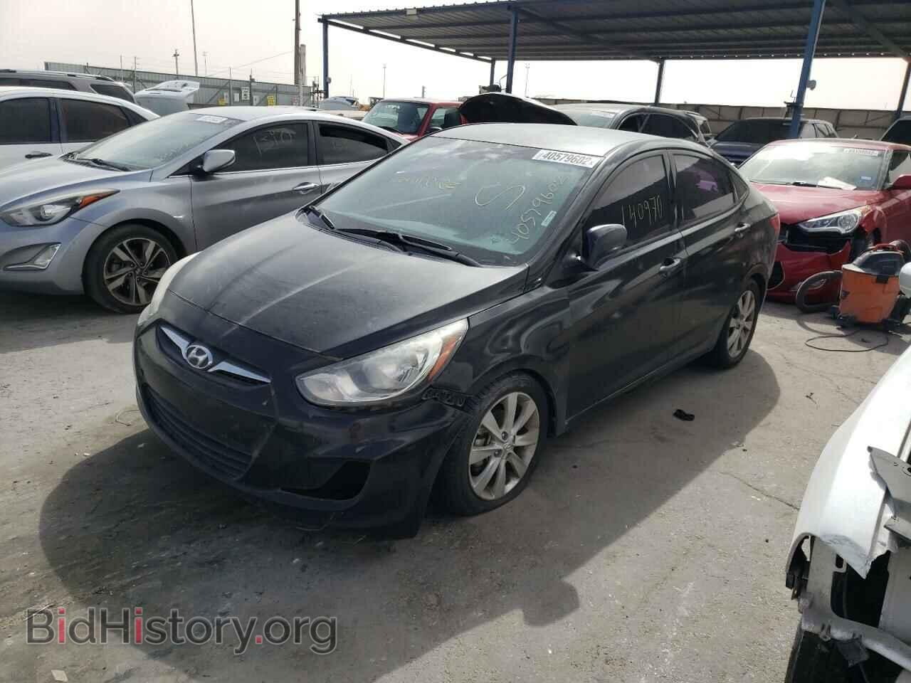 2013 HYUNDAI ACCENT - VIN: KMHCU4AEXDU584131 - Фото 2