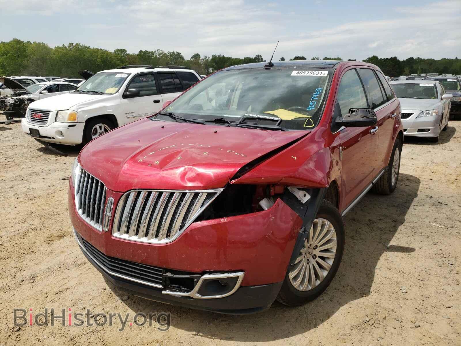 2012 LINCOLN MKX - VIN: 2LMDJ6JK5CBL16966 - Фото 2