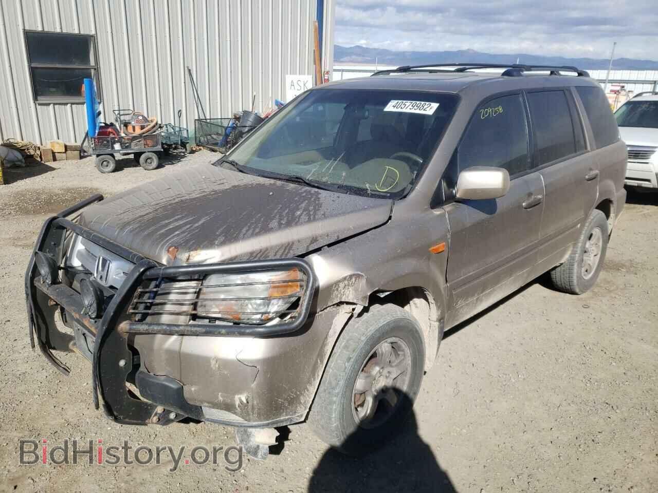 2006 HONDA PILOT - VIN: 2HKYF18716H529607 - Фото 2