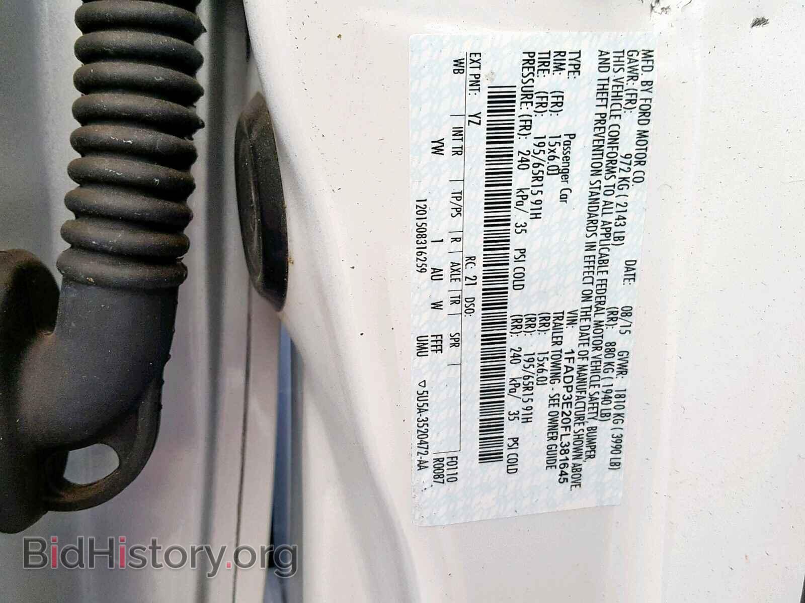 2015 FORD FOCUS - VIN: 1FADP3E20FL381645 - Photo 10