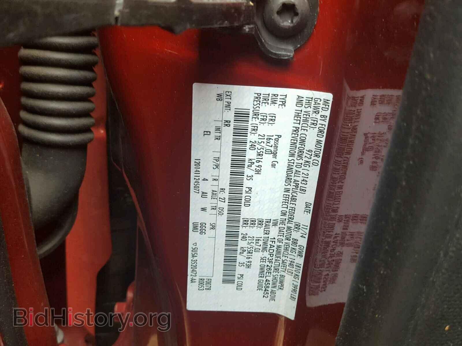 2014 FORD FOCUS - VIN: 1FADP3F26EL458452 - Photo 10