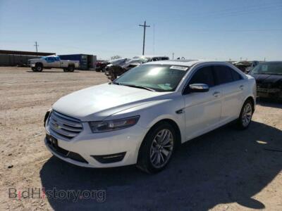 2013 Ford TAURUS Taurus LIM, белый — VIN 1FAHP2F8XDG150174, Copart