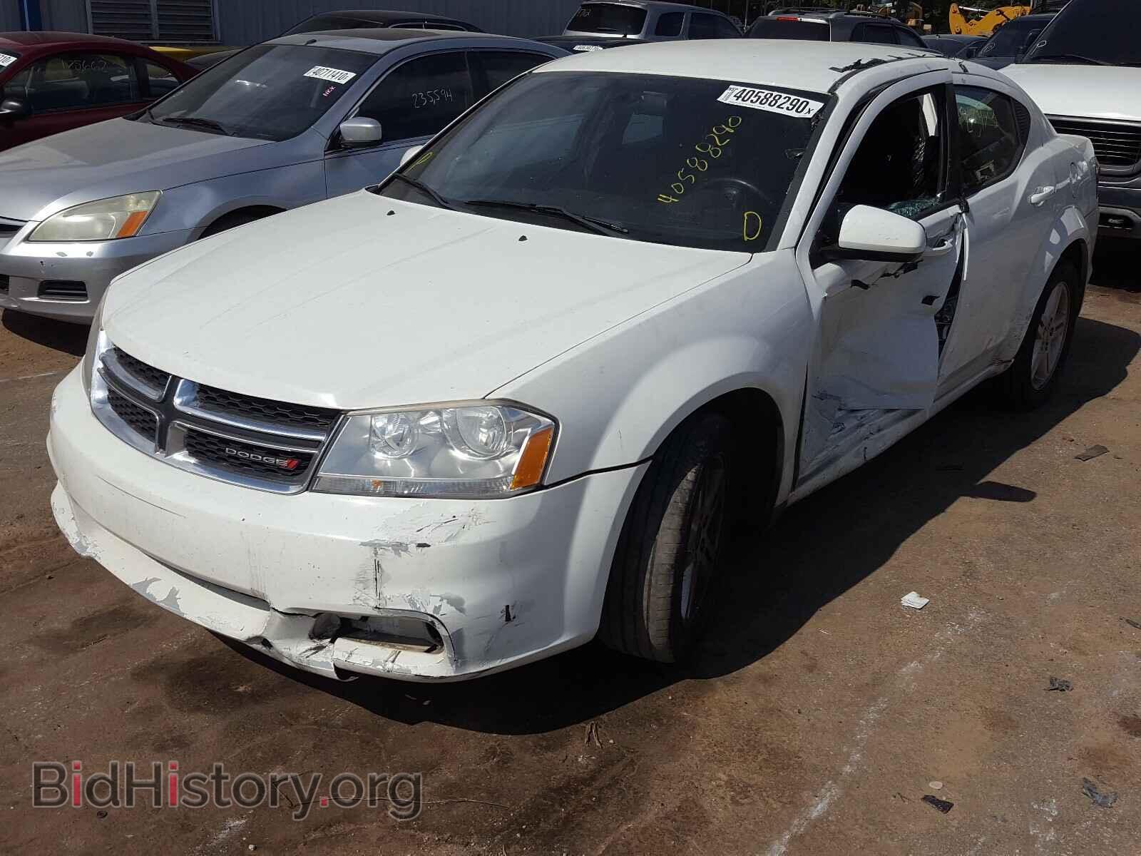 2012 DODGE AVENGER - VIN: 1C3CDZCB7CN219455 - Фото 2