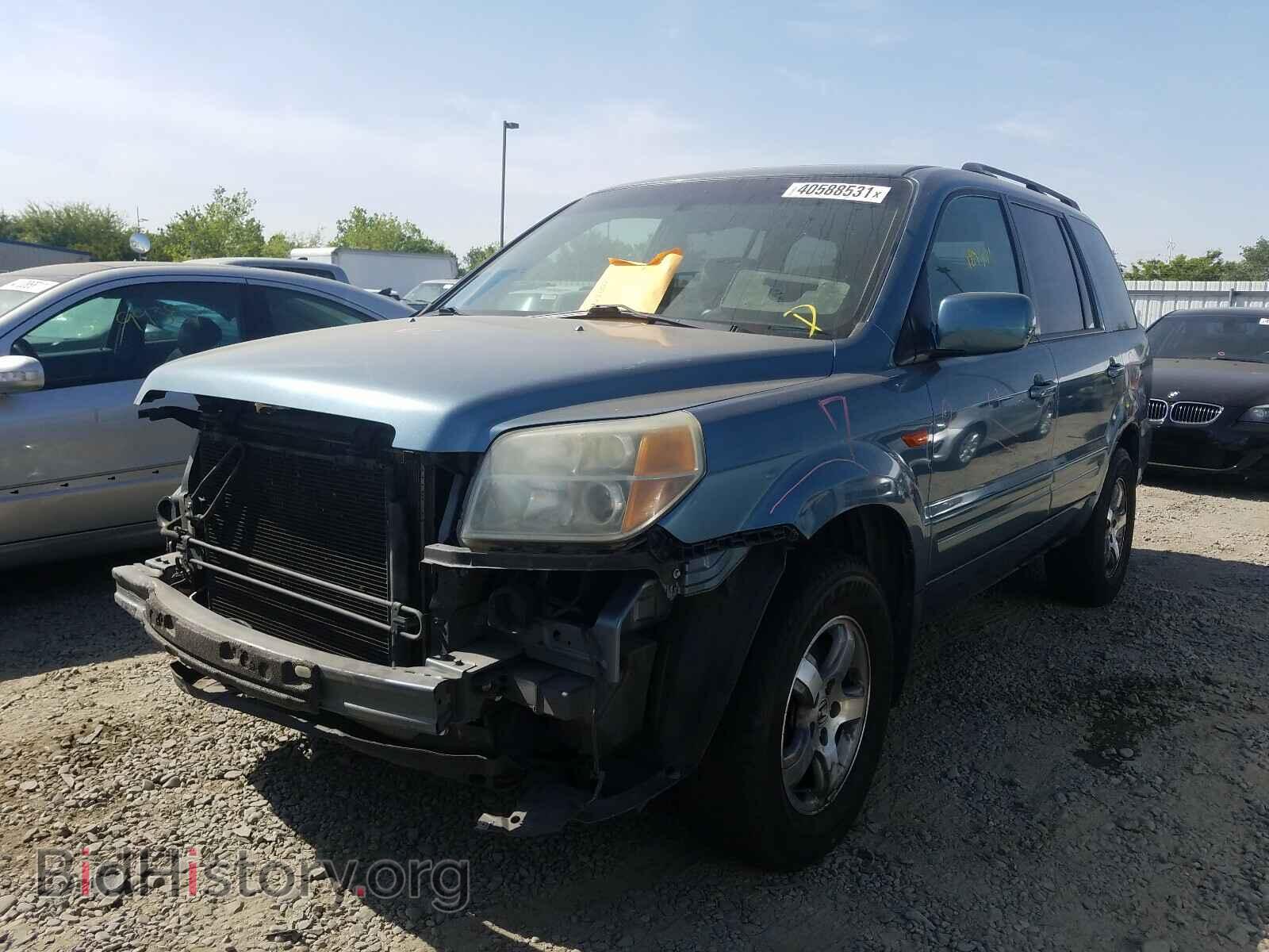 2006 HONDA PILOT - VIN: 2HKYF18646H505776 - Фото 2