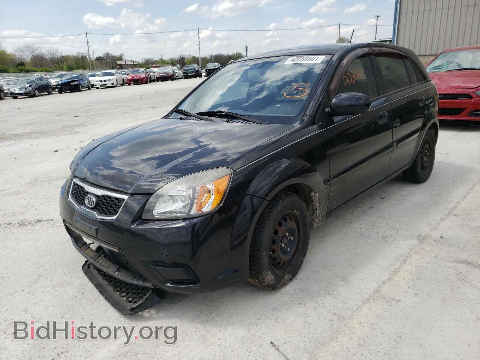 2011 KIA RIO - VIN: KNADH5A33B6762557 - Фото 2