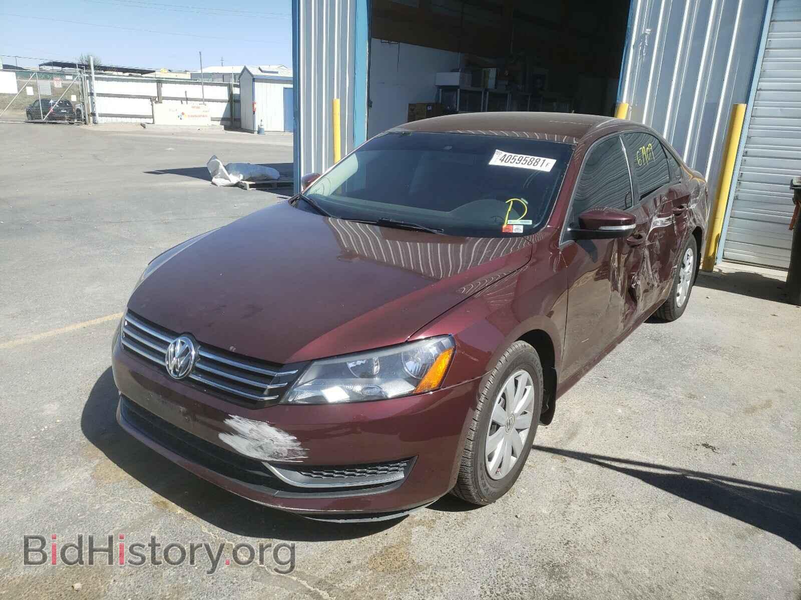 2013 VOLKSWAGEN PASSAT - VIN: 1VWAP7A35DC045101 - Photo 2