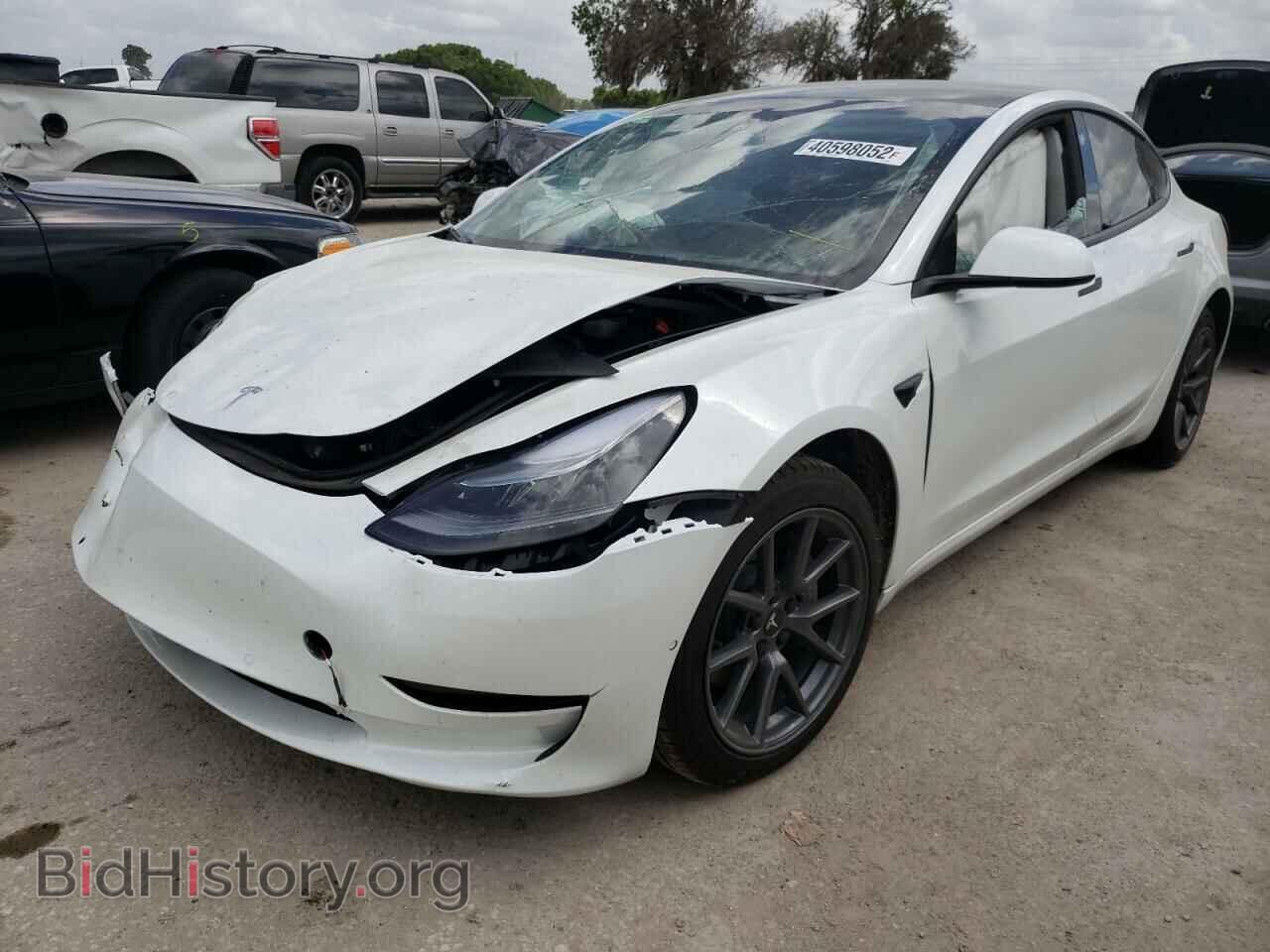 2022 TESLA MODEL 3 - VIN: 5YJ3E1EBXNF159096 - Photo 2