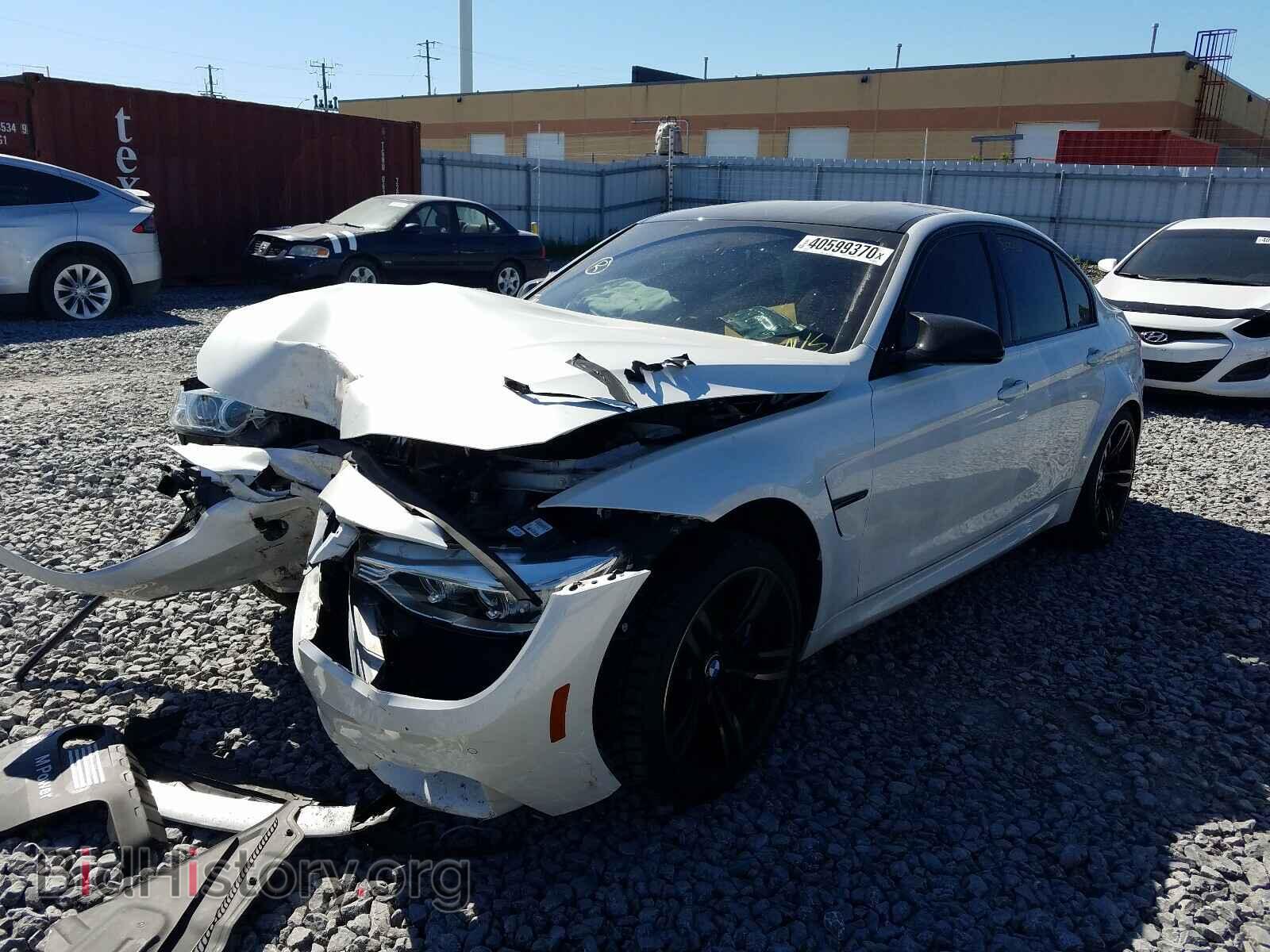 2017 BMW M3 - VIN: WBS8M9C37H5G86193 - Фото 2