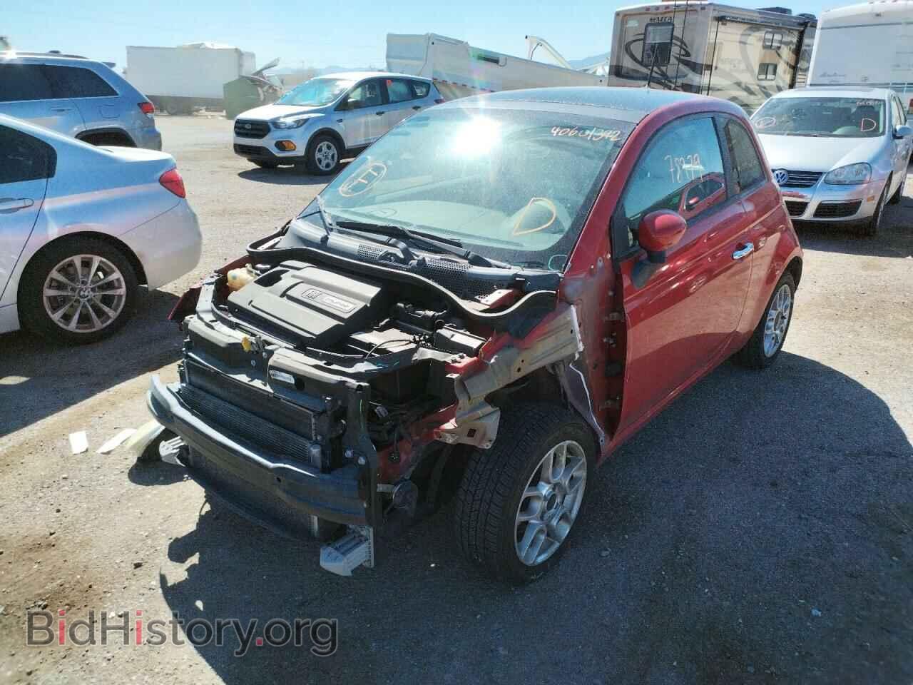 2012 FIAT 500 - VIN: 3C3CFFAR3CT101573 - Фото 2