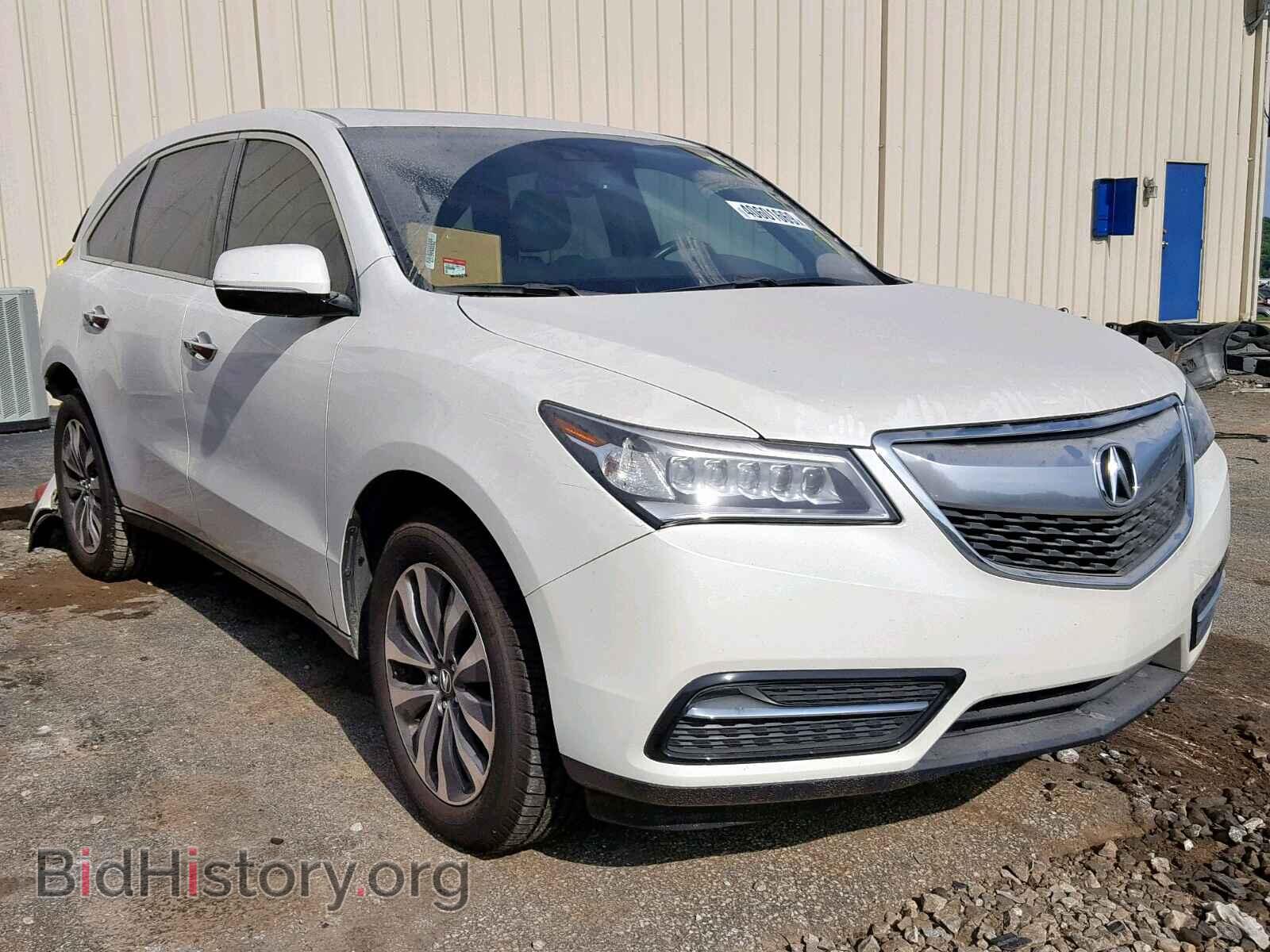 Photo 5FRYD3H44FB013486 - ACURA MDX 2015