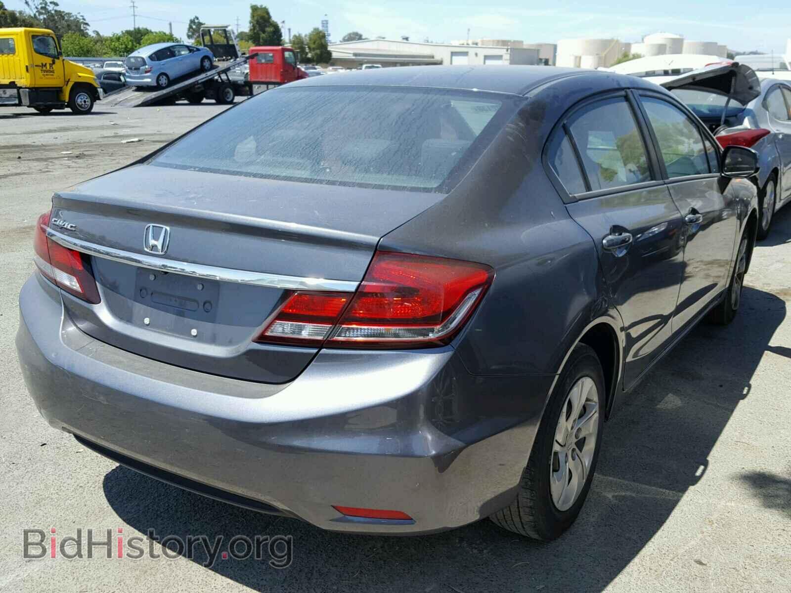 2013 HONDA CIVIC - VIN: 19XFB2F59DE291176 - Фото 4
