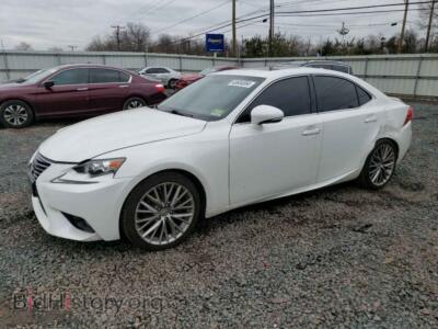 2014 Lexus IS 250, белый — VIN JTHCF1D25E5006351, Copart