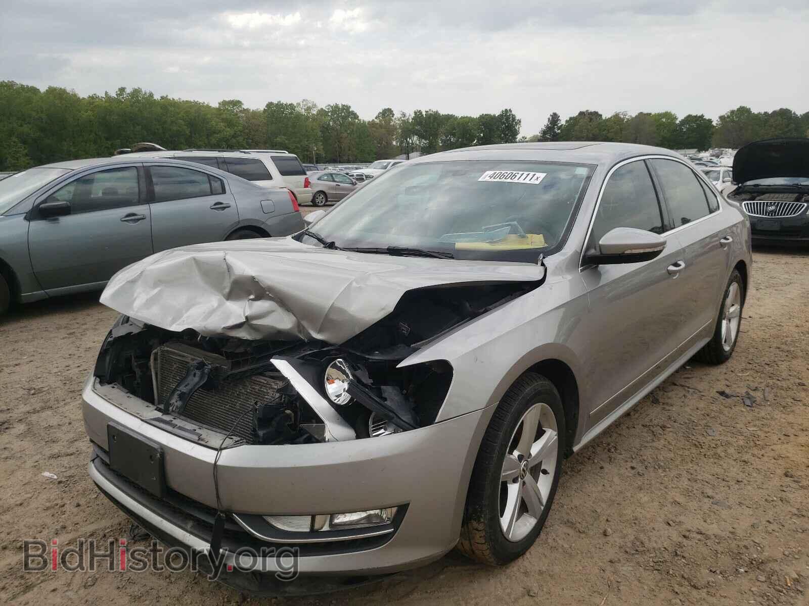 2012 VOLKSWAGEN PASSAT - VIN: 1VWCN7A32CC101332 - Фото 2