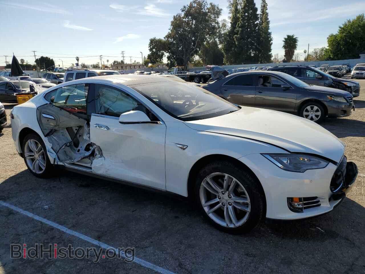2014 TESLA MODEL S - VIN: 5YJSA1H13EFP50008 - Фото 4