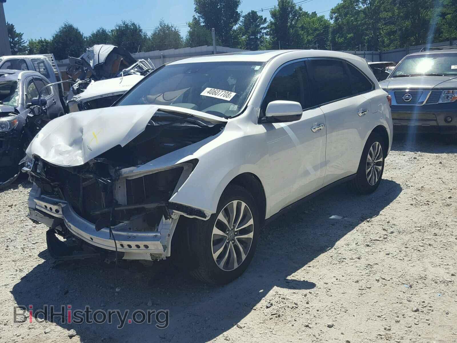 2015 ACURA MDX - VIN: 5FRYD4H40FB016312 - Фото 2