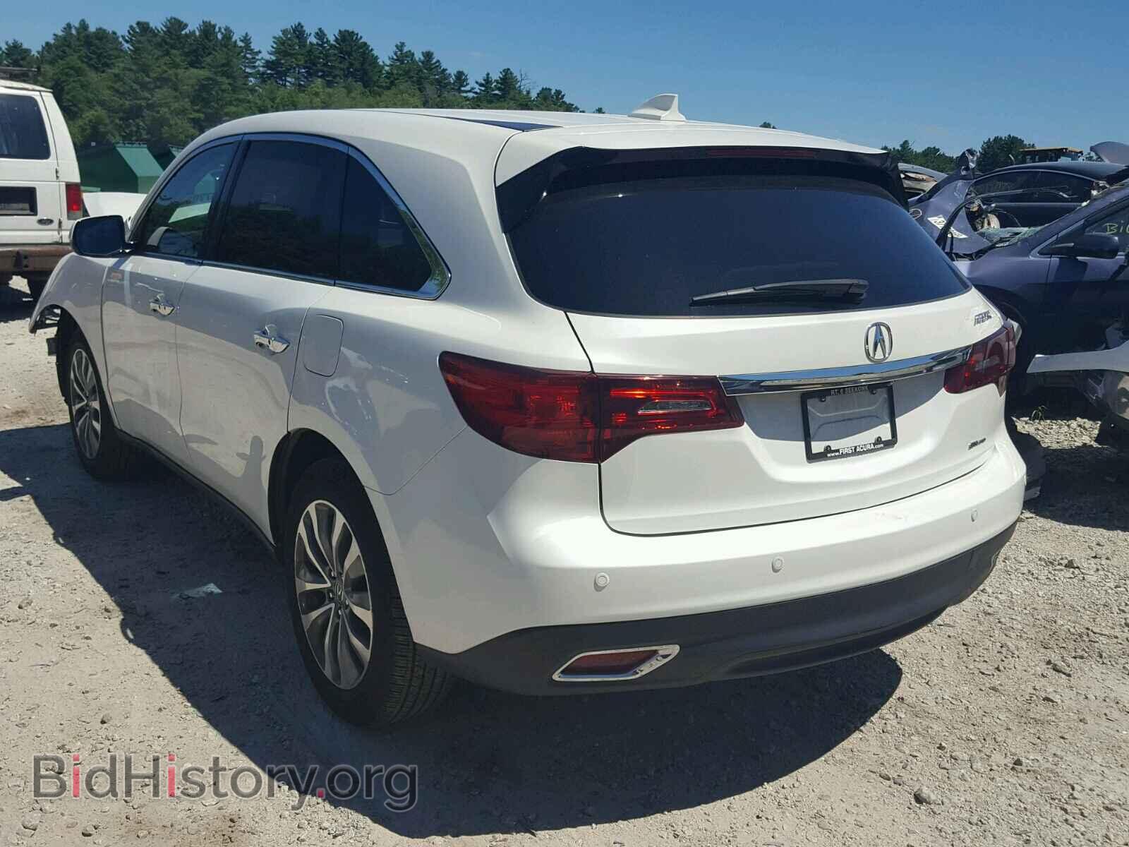 2015 ACURA MDX - VIN: 5FRYD4H40FB016312 - Фото 3