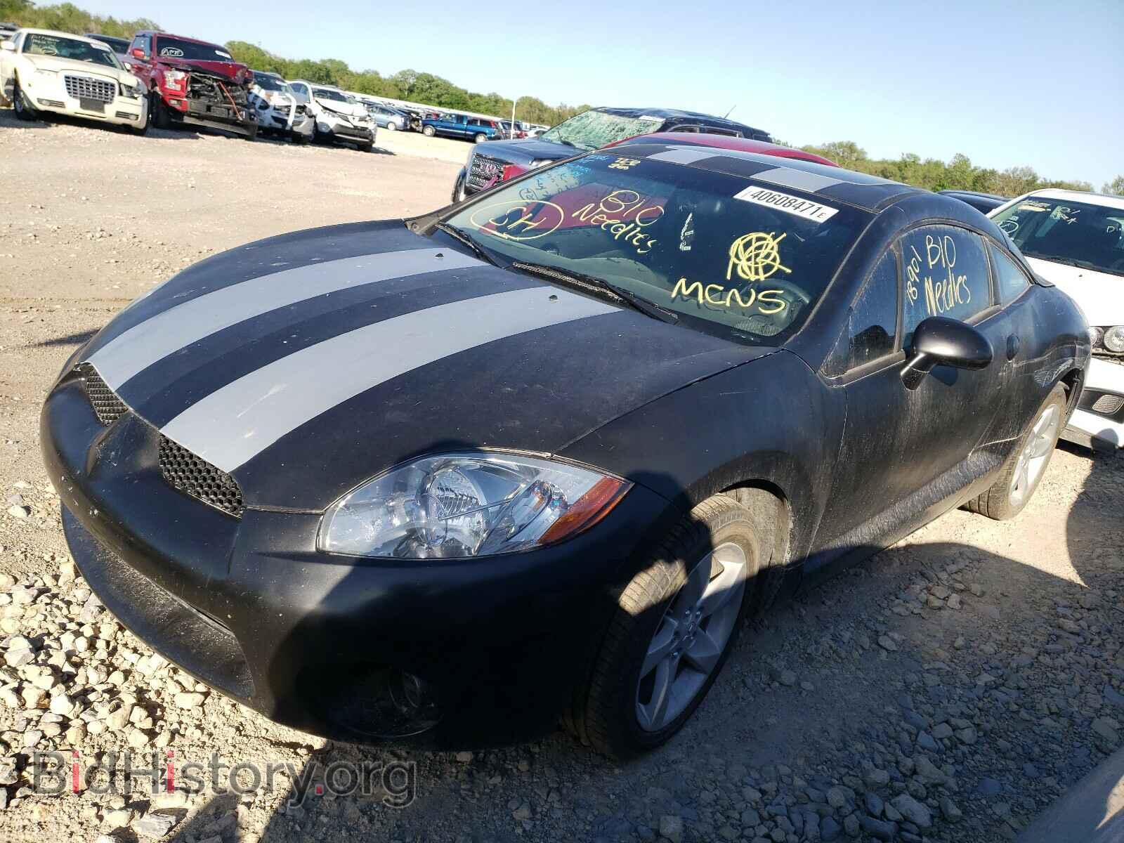 2007 MITSUBISHI ECLIPSE - VIN: 4A3AK24F87E015333 - Фото 2