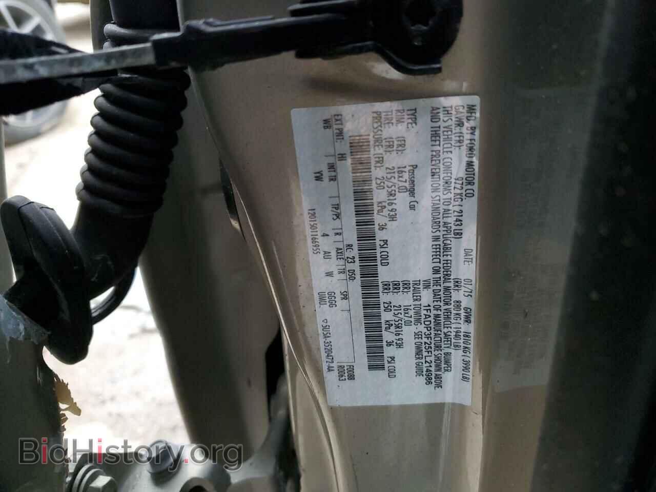 2015 FORD FOCUS - VIN: 1FADP3F25FL214986 - Фото 12