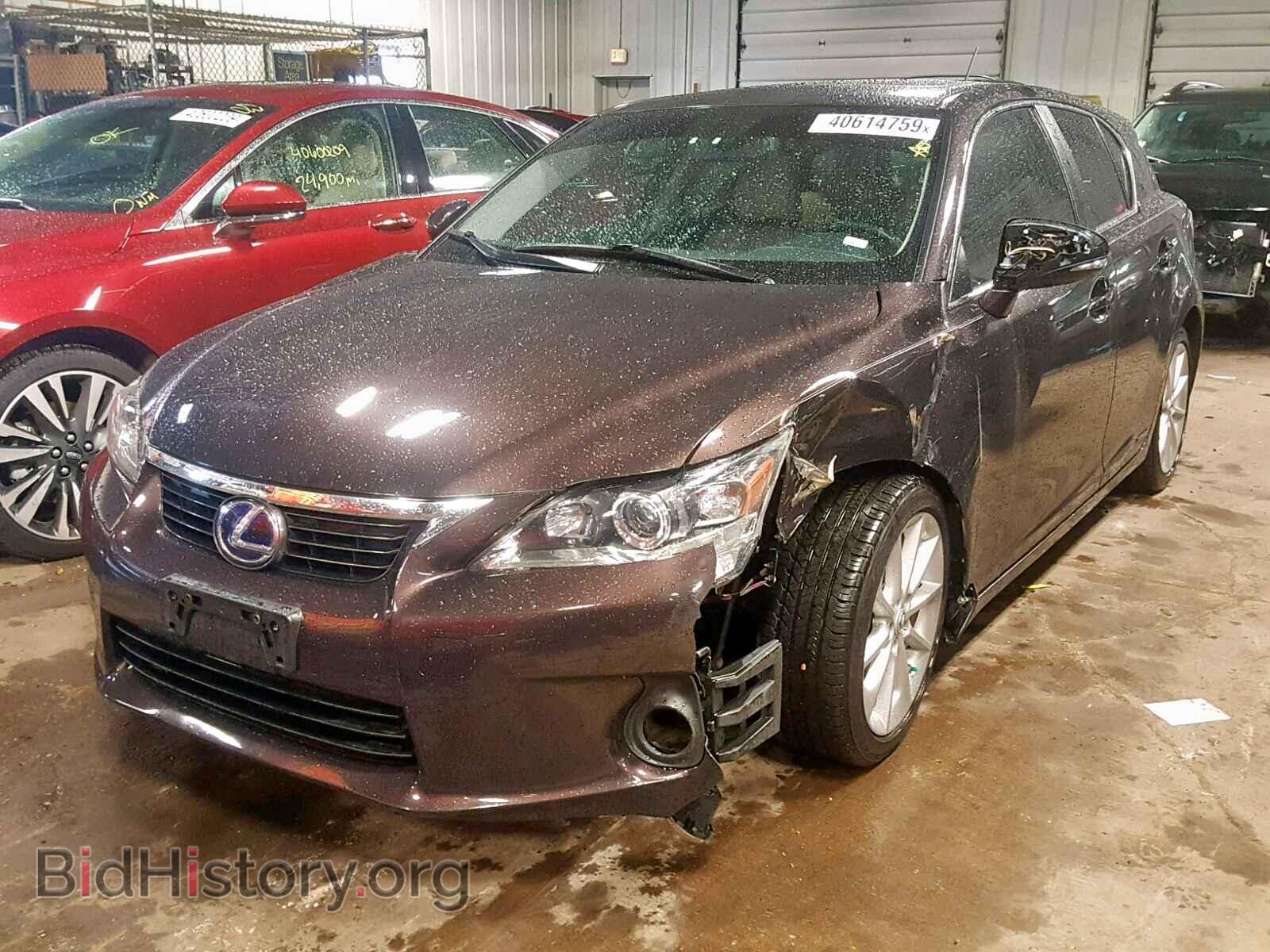 2012 LEXUS CT 200 - VIN: JTHKD5BH8C2102960 - Фото 2