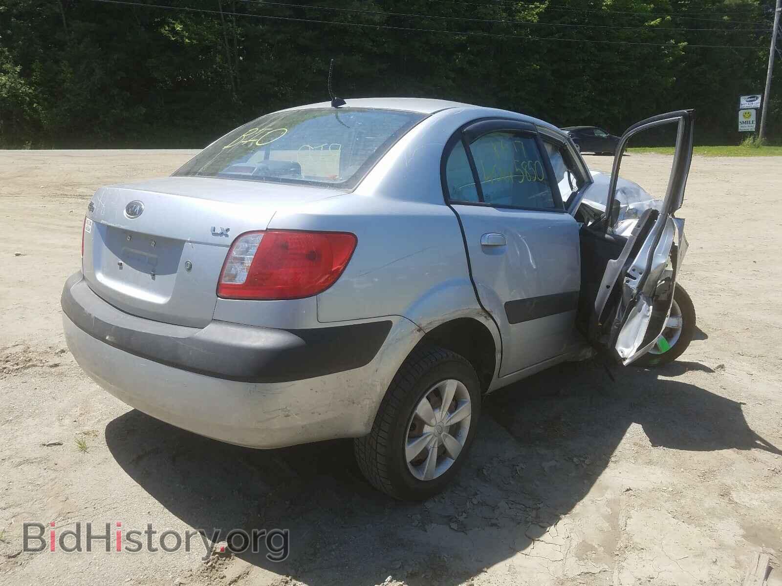 2007 KIA RIO BASE - VIN: KNADE123776215167 - Photo 4
