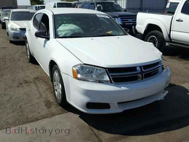 Фотография 1C3CDZABXEN216619 - DODGE AVENGER 2014