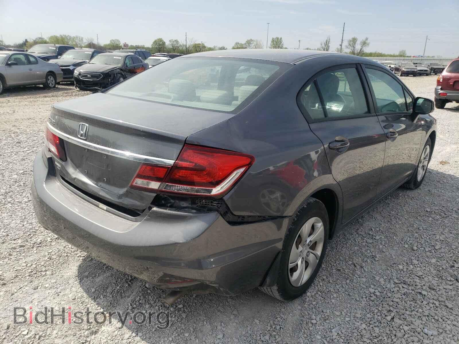 2013 HONDA CIVIC - VIN: 19XFB2F55DE049663 - Фото 4