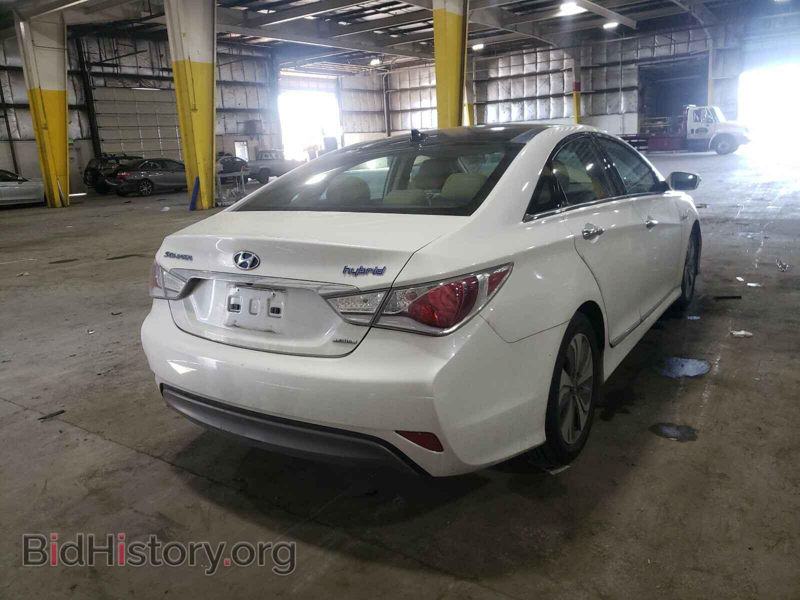 2013 HYUNDAI SONATA - VIN: KMHEC4A4XDA068744 - Фото 4