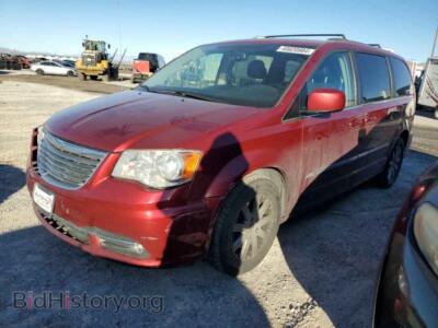 2015 Chrysler MINIVAN Touring, бордовый — VIN 2C4RC1BG5FR564725, Copart