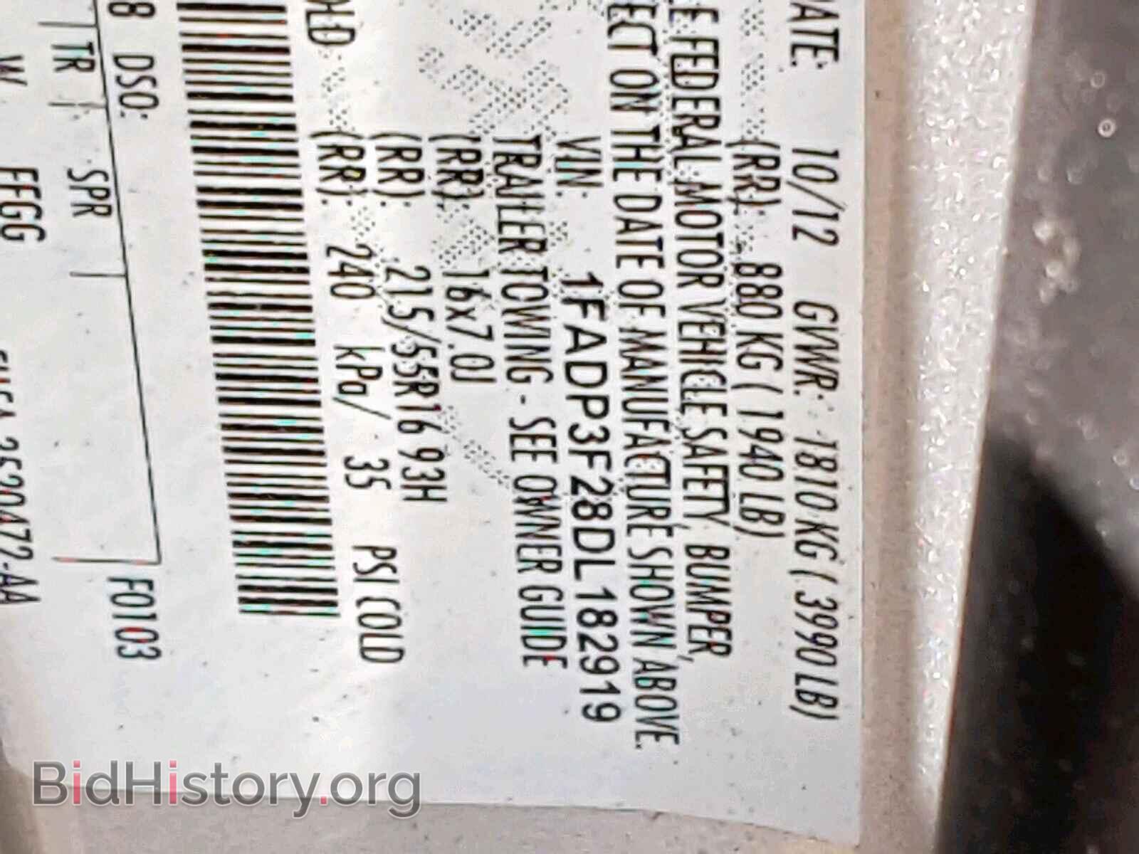 2013 FORD FOCUS SE - VIN: 1FADP3F28DL182919 - Фото 10