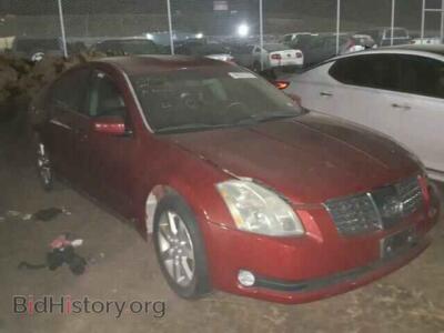 2006 Nissan MAXIMA Maxima SE, красный — VIN 1N4BA41E66C835945, Copart