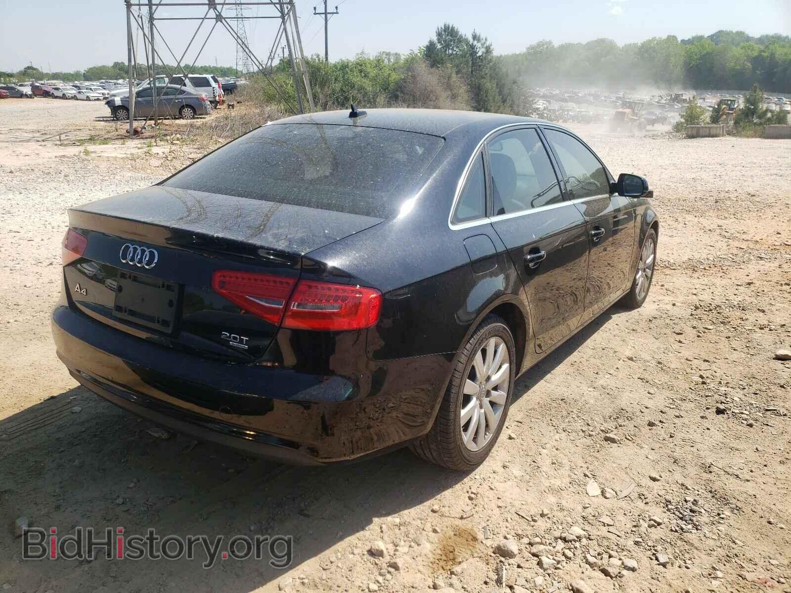 2013 AUDI A4 - VIN: WAUBFAFL0DN040454 - Фото 4