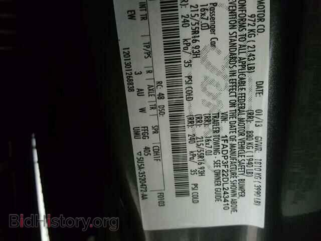 2013 FORD FOCUS - VIN: 1FADP3F22DL243410 - Photo 10
