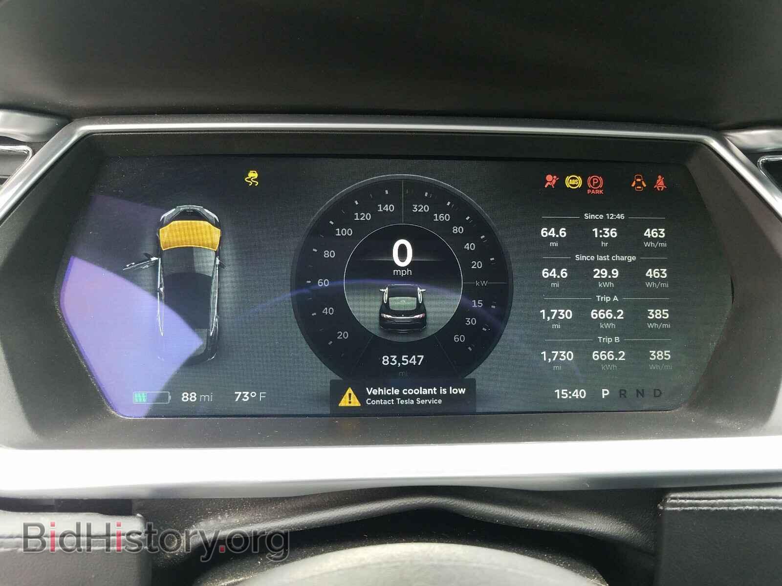 2012 TESLA MODEL S - VIN: 5YJSA1DN6CFP03240 - Фото 8