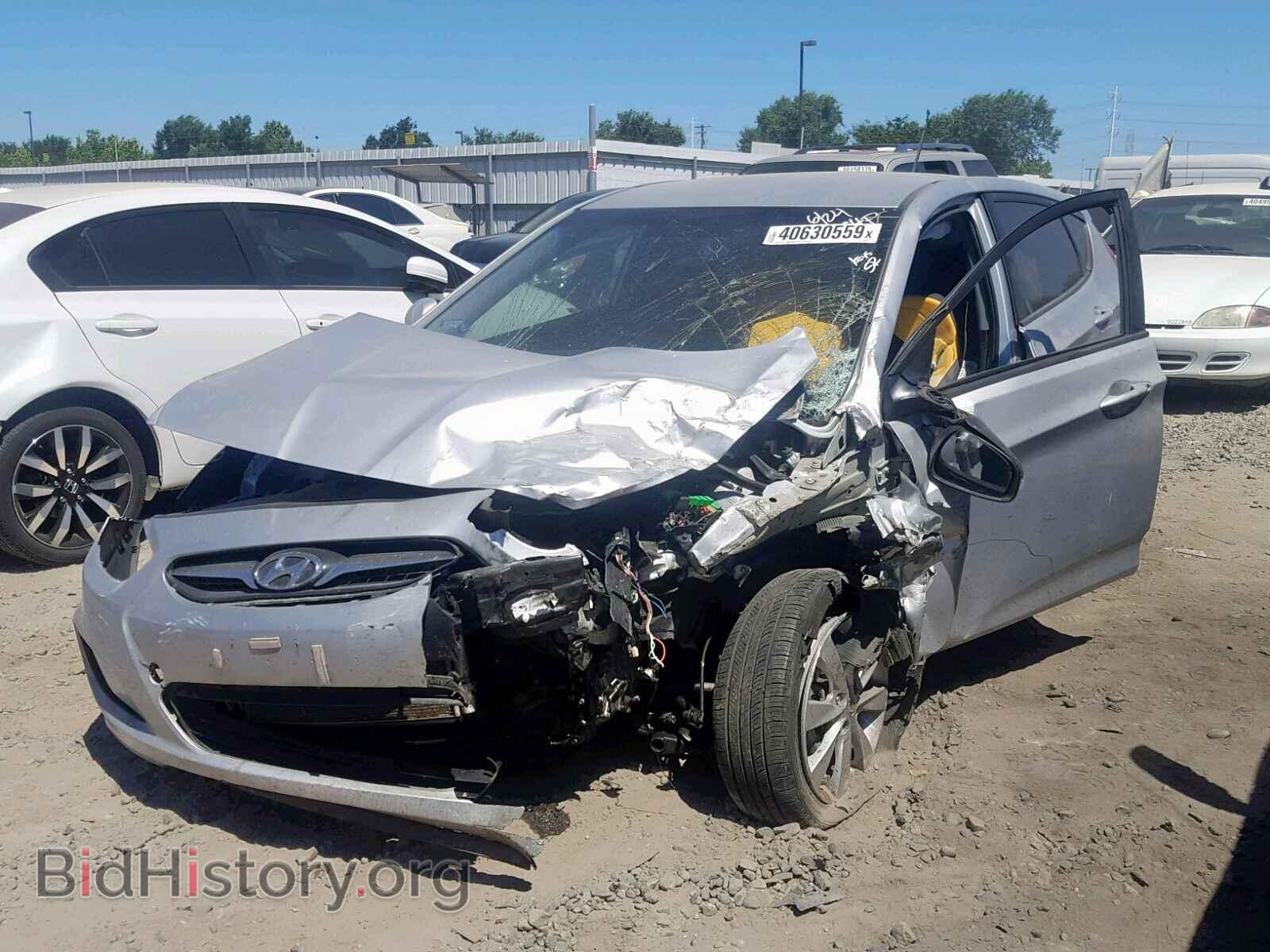 2013 HYUNDAI ACCENT - VIN: KMHCU5AE7DU089844 - Фото 2