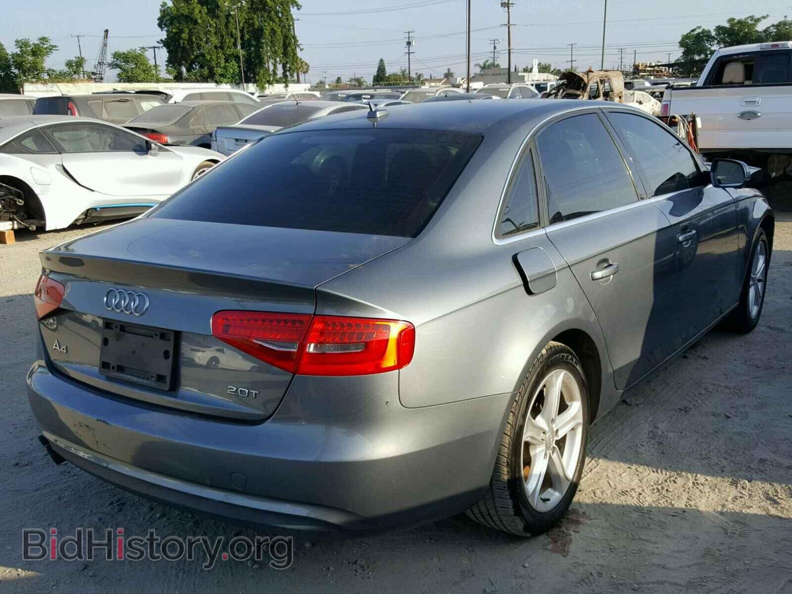 2013 AUDI A4 - VIN: WAUAFAFL2DA109700 - Фото 4