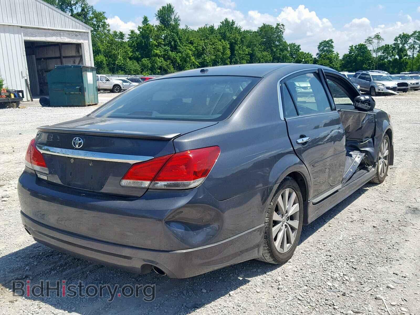 2011 TOYOTA AVALON - VIN: 4T1BK3DB7BU413704 - Фото 4