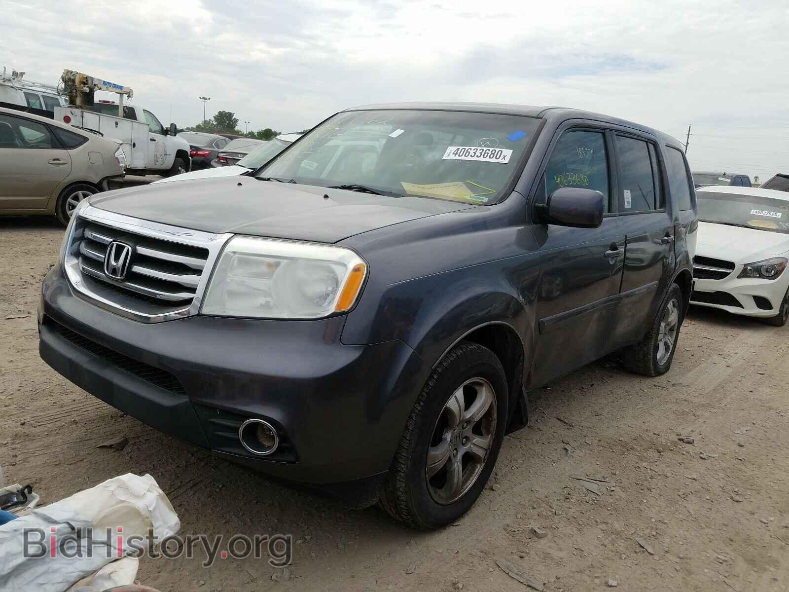 2014 HONDA PILOT - VIN: 5FNYF4H4XEB006462 - Фото 2