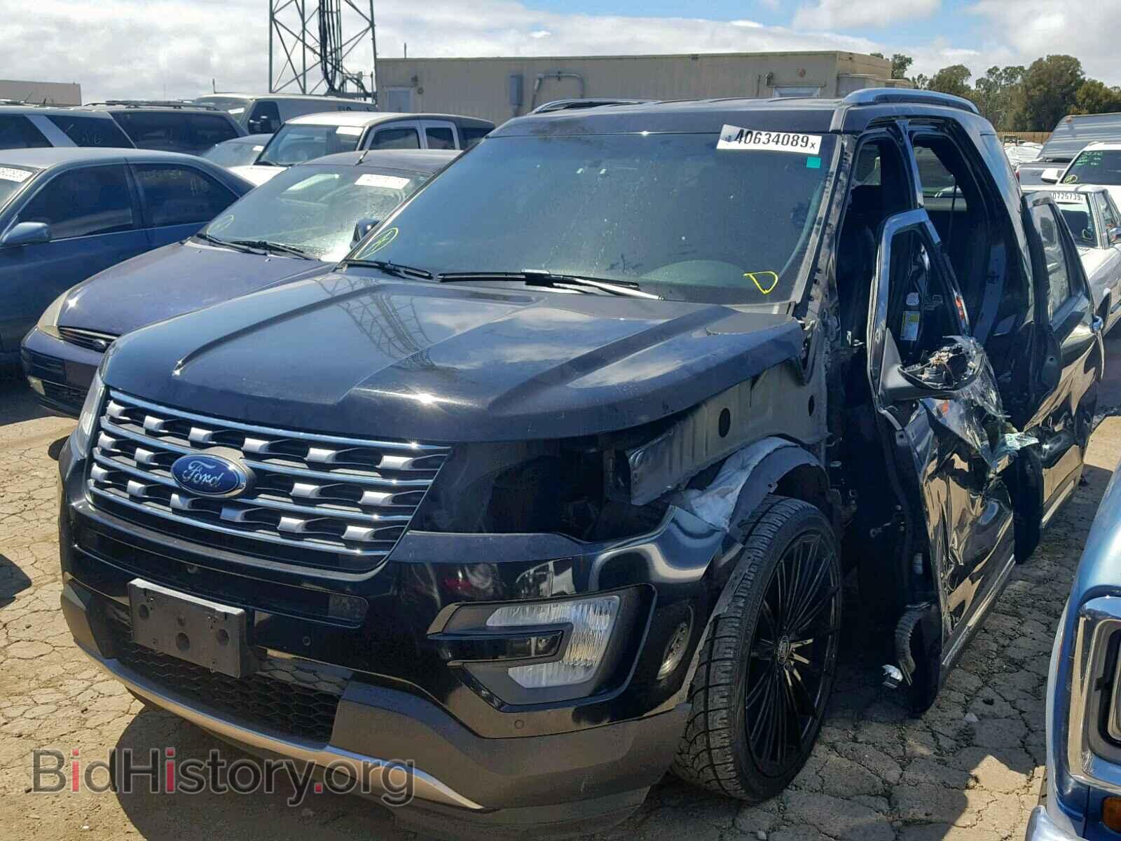 2016 FORD EXPLORER L - VIN: 1FM5K7F84GGB98522 - Фото 2