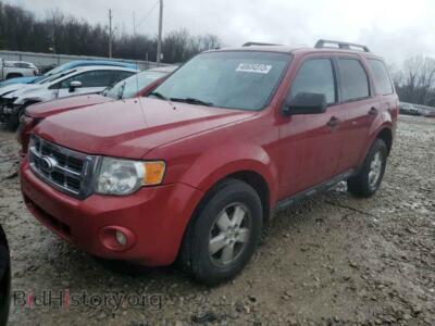2010 Ford ESCAPE Escape XLT, красный — VIN 1FMCU9D74AKC42658, Copart
