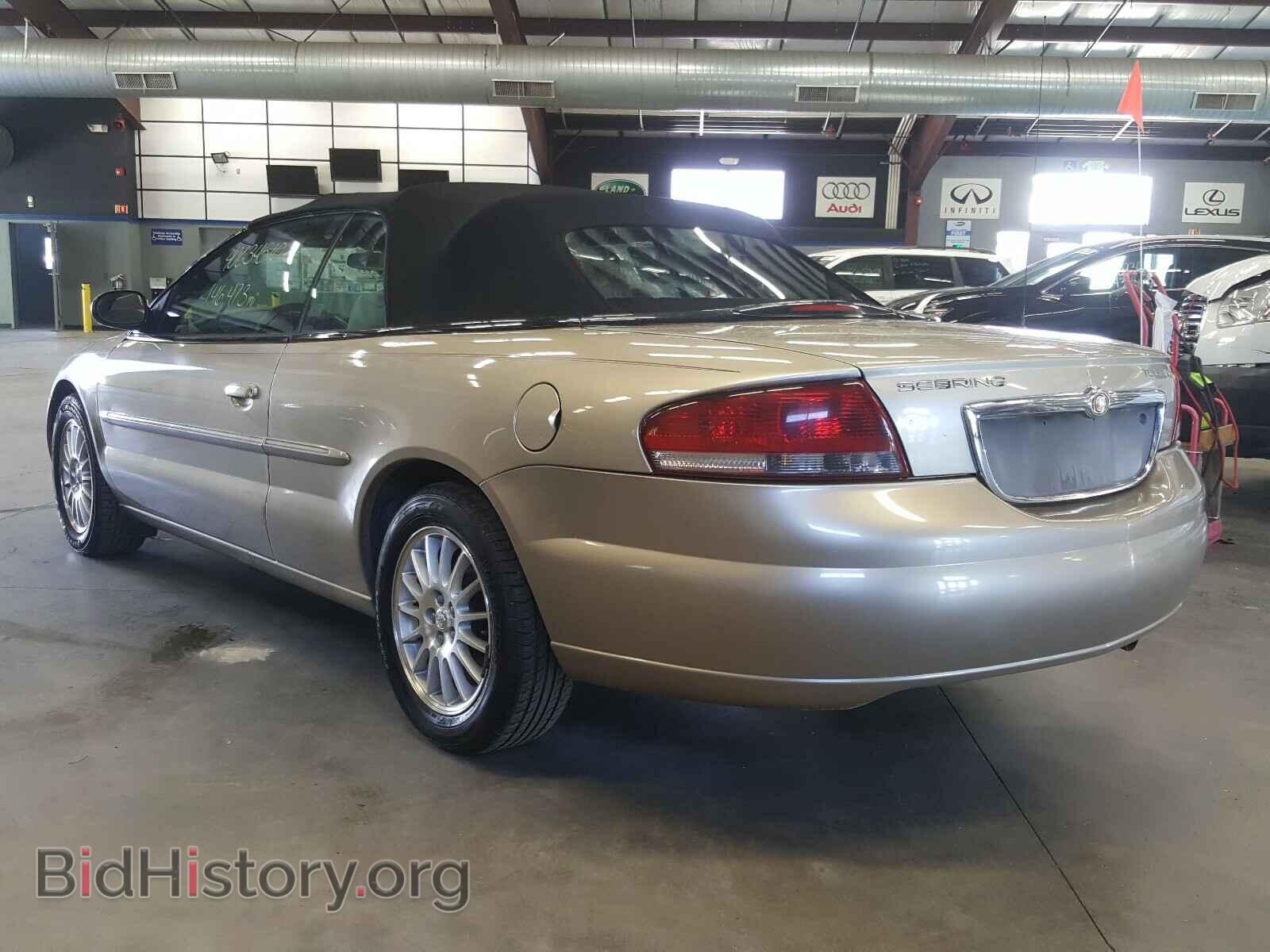 2004 CHRYSLER SEBRING - VIN: 1C3EL55R54N406693 - Фото 3