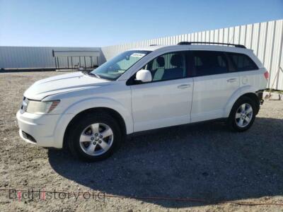 2010 Dodge JOURNEY SXT, white — VIN 3D4PG5FV7AT206479, Copart