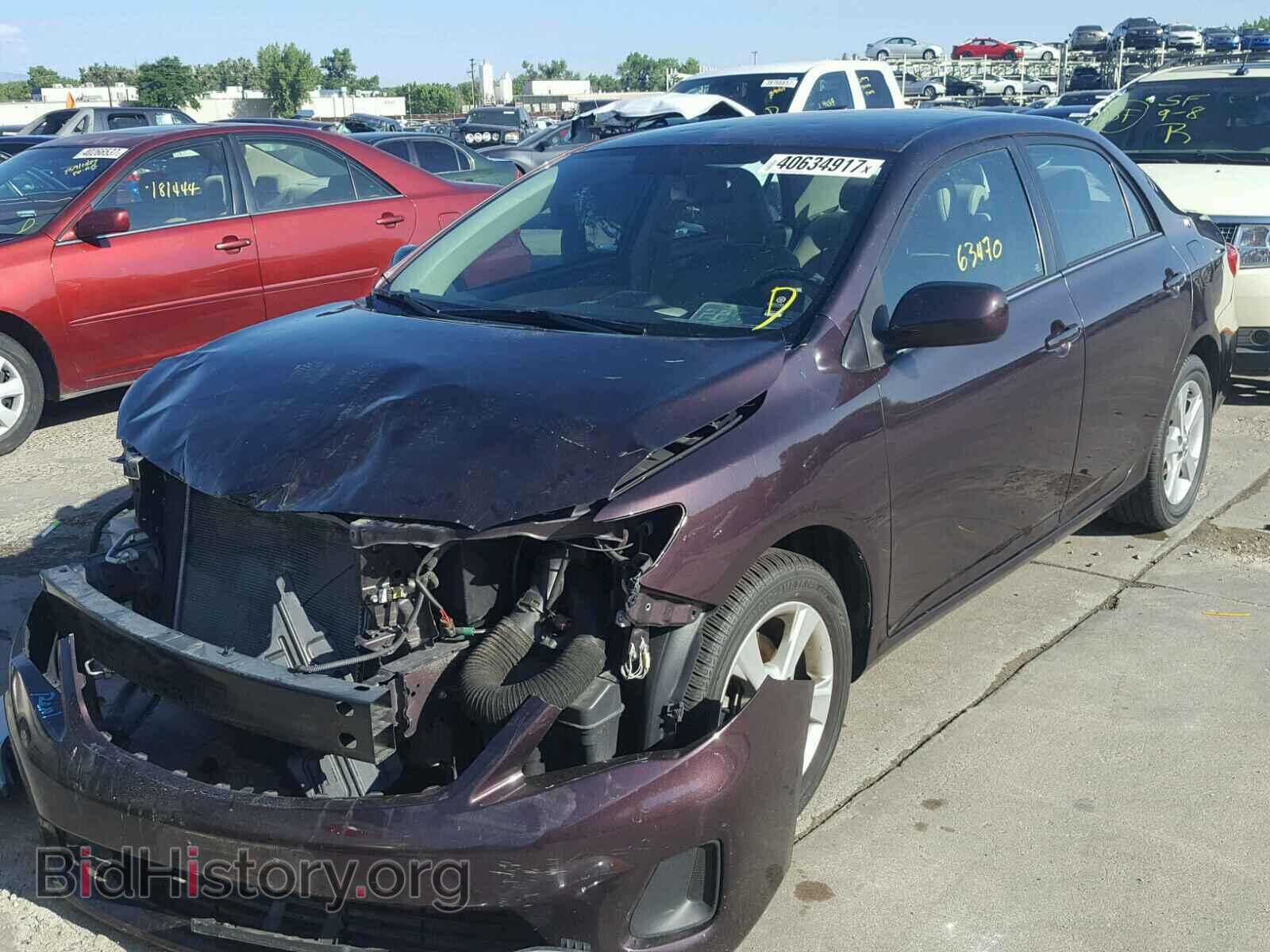 2013 TOYOTA COROLLA BA - VIN: 2T1BU4EE0DC077231 - Фото 2