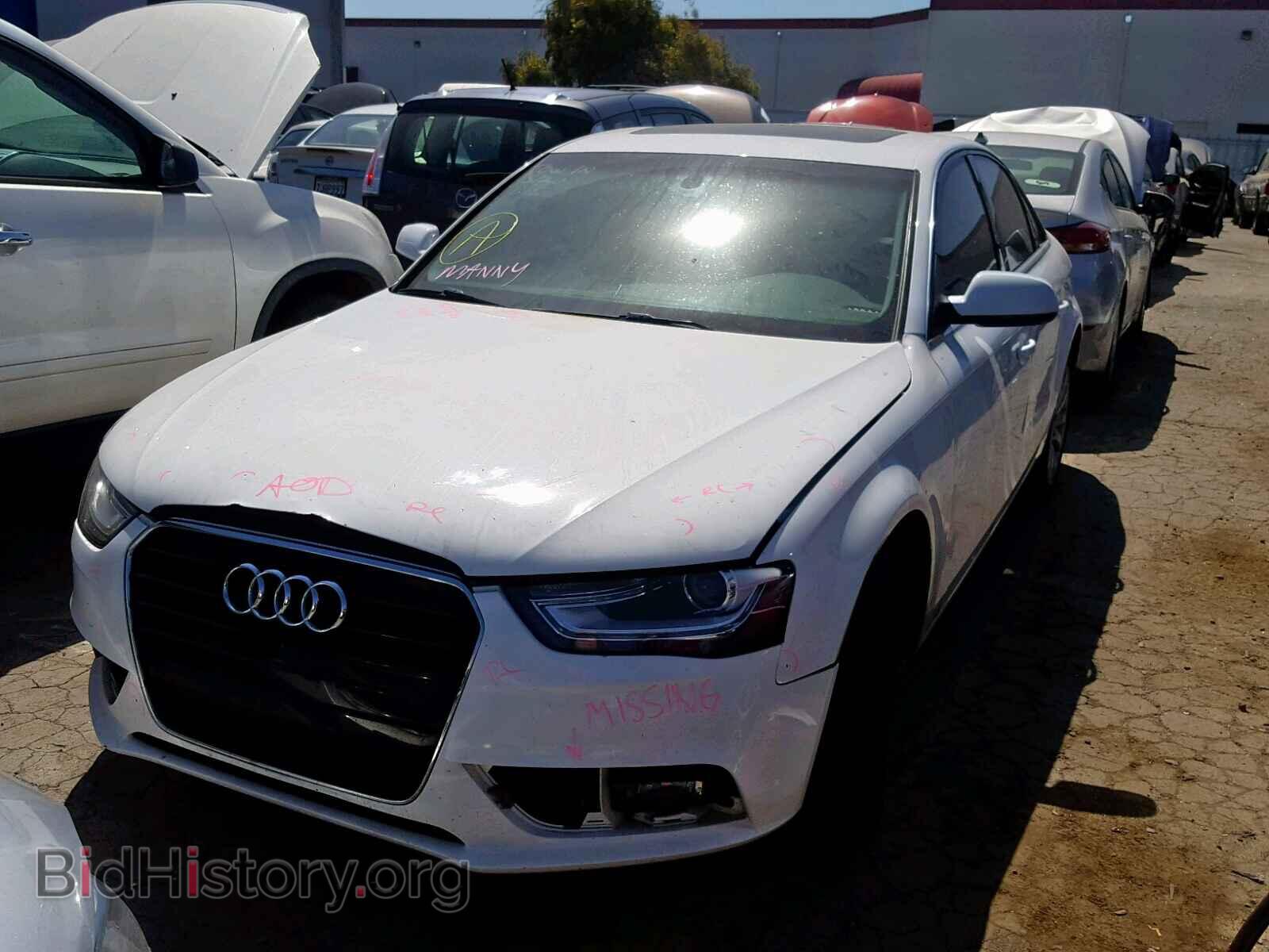 2013 AUDI A4 - VIN: WAUAFAFL7DN022948 - Photo 2