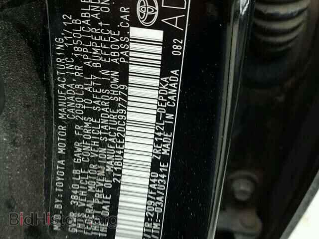 2013 TOYOTA COROLLA - VIN: 2T1BU4EE2DC997779 - Фото 9