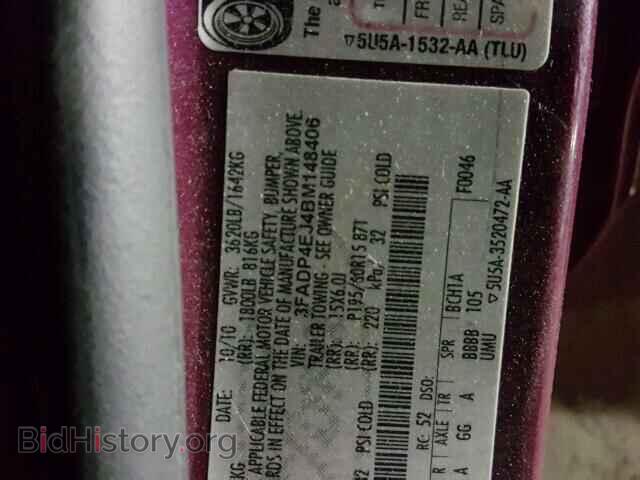 2011 FORD FIESTA - VIN: 3FADP4EJ4BM148406 - Фото 10