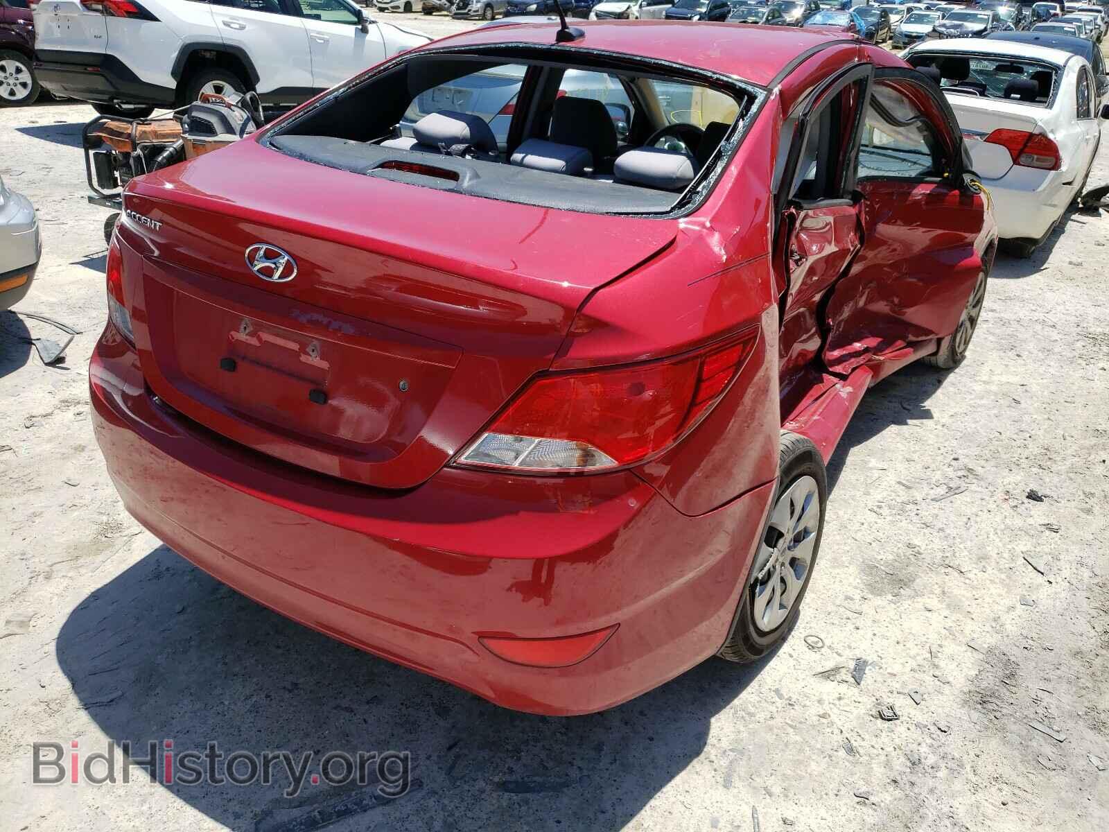 2016 HYUNDAI ACCENT - VIN: KMHCT4AEXGU998713 - Фото 4